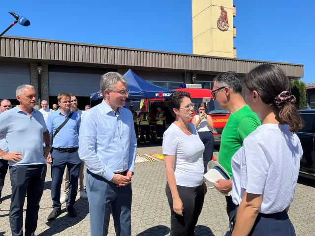 Ministerin Marion Gentges bei der Begrüßung des Ministerpräsidenten und seiner Ehefrau Flavia Zaka (rechts) | Foto: ag