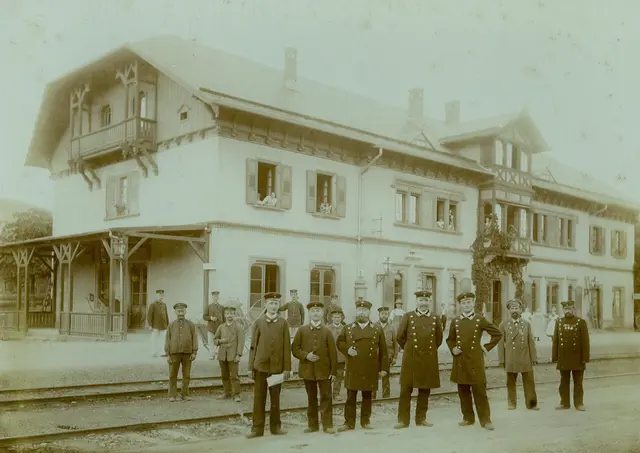 Bahnhof Oppenau | Foto: Stadtarchiv Oppenau 