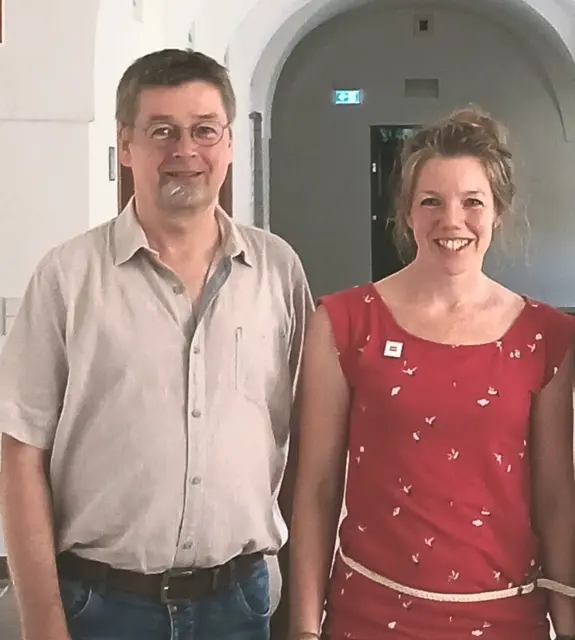 Wolfgang Dürr, Vorsitzender des Paritätischen Kreisverbands Ortenau und Geschäftsführer von Leben mit Behinderung Ortenau, und Annika Beutel, Regionalleitung Südbaden im Paritätischen Baden-Württemberg.

 | Foto: Paritätische Regionalverbund Südbaden