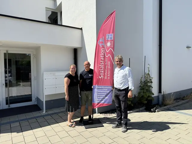 Sabrina Bohnert (v. l.), Klaus Eberle, Bernd Mettenleiter | Foto: Domenic Preukschas/Wahlkreisbüro Bernd Mettenleiter