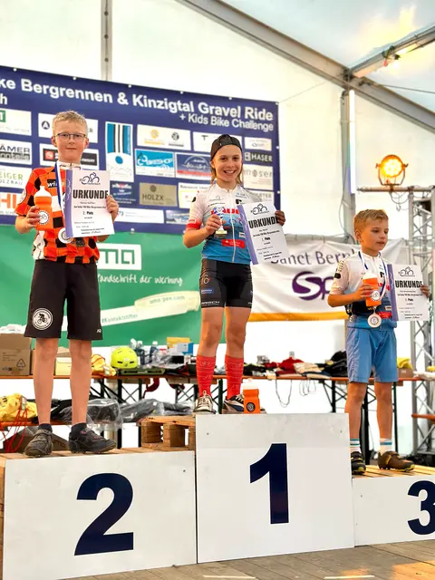 Mio Welte und Paul Gremmelspacher kamen auf Platz 1 und 3 im Zeitfahren.