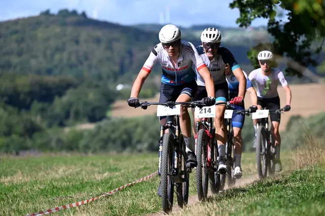 Jonathan Huber kämpft sich nach vorne bei der Marathon-DM. | Foto: bikeparkpixx.com