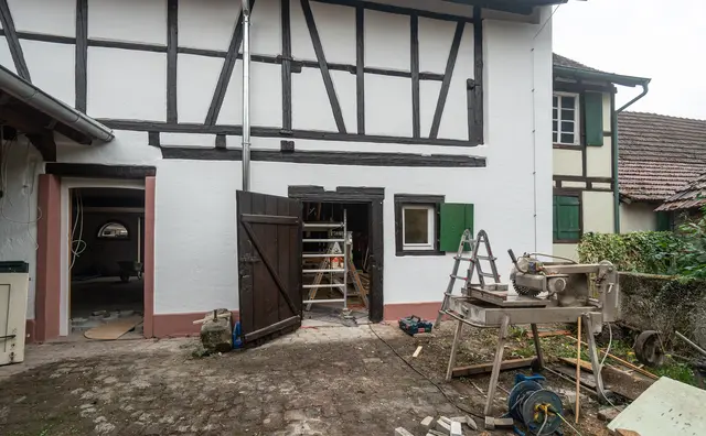 Der ehemalige Farrenstall in Auenheim wird saniert. | Foto: Stadt Kehl/Annette Lipowsky