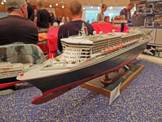 Modell der Queen Mary 2, die das Flaggschiff der Cunard-Flotte ist.  | Foto: Alfred Schramm