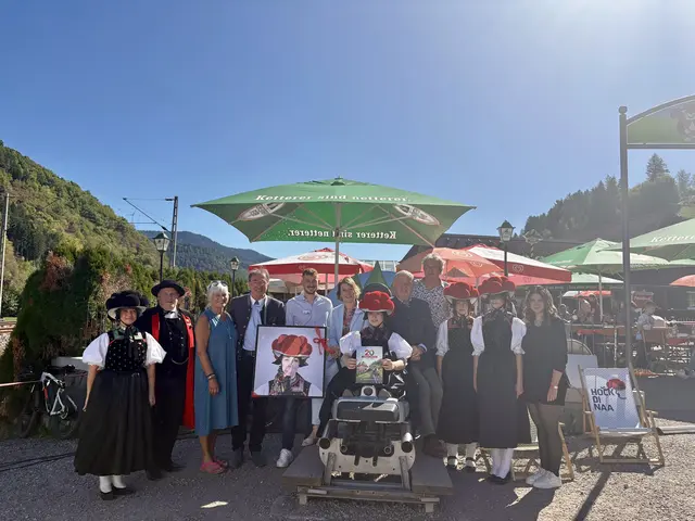 Prächtige Stimmung anlässlich des runden Geburtstags der Rodelbahn | Foto: Gemeinde Gutach 