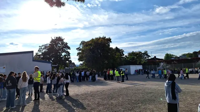 Erfolgreiche Räumungsübung am BIZ | Foto: Stadt Ettenheim