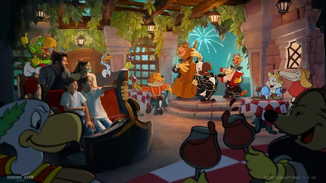 Enzo's Piccolo Mondo kehrt im italienischen Themenbereich in neuem Glanz zurück. | Foto: Europa-Park
