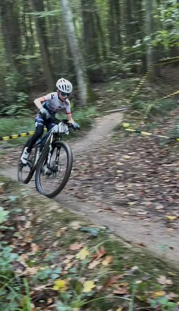 Mats Keller in der Abfahrt.