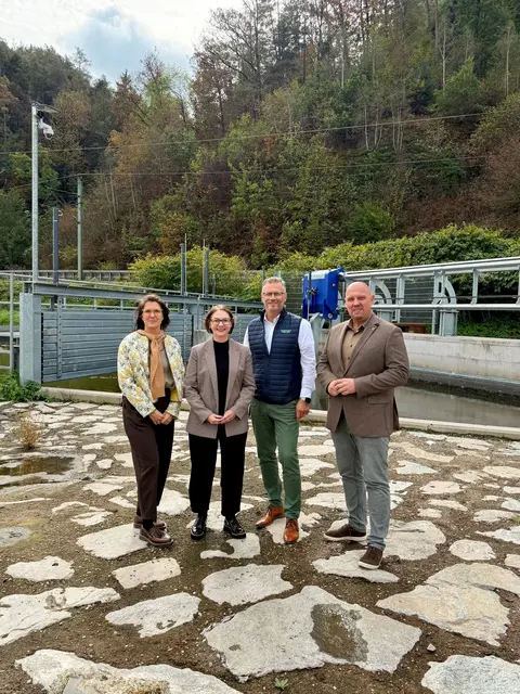Von links: Inga Rudolph-Wolter, Sandra Boser, Ralf Rösch und Bürgermeister Armin Hansmann | Foto: Büro Sandra Boser, MdL