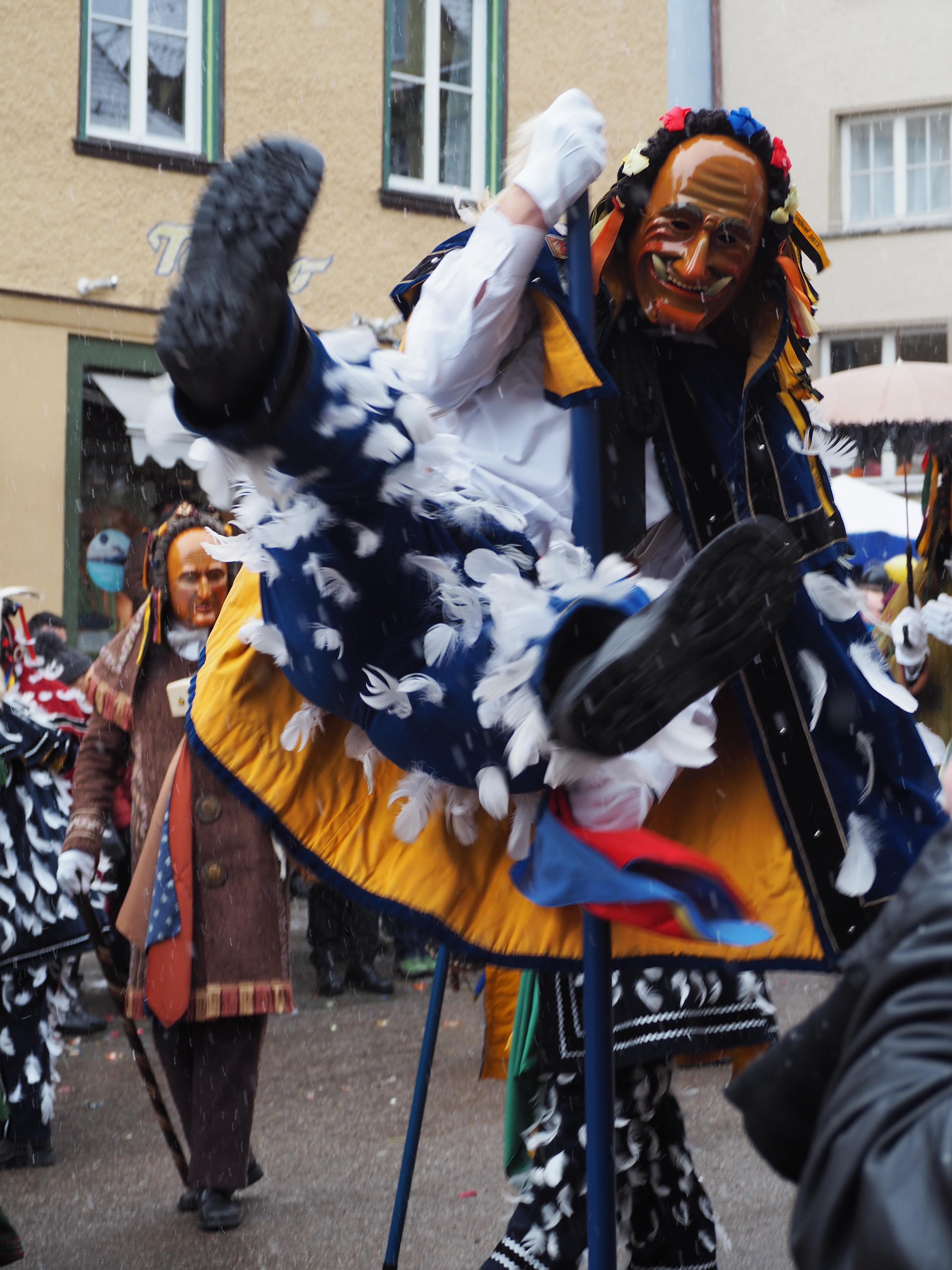 Federerhannes im Sprung