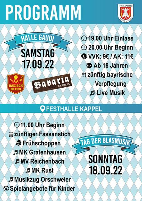 Foto: Musikkapelle Kappel am Rhein