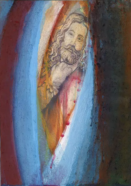 Übermalung Christus bei der Gefangennahme | Foto: Arnulf Rainer