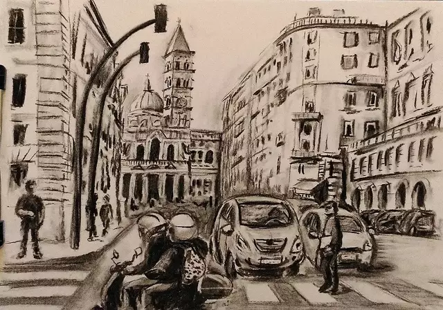 urban sketching | Foto: Katharina Adelmann