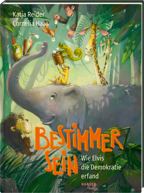 Steht im Mittelpunkt der Onilo-Themenstunde „Gemeinsam“: die Bildergeschichte „Bestimmer sein“ von Katja Reider und Cornelia Haas. | Foto: Copyright Hanser Verlag