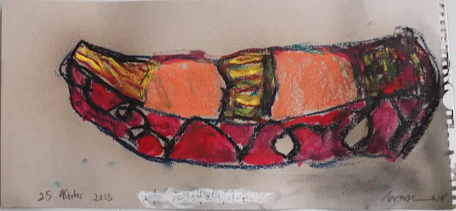 Farewell!_2023_MP_21x45cm | Foto: Rainer Braxmaier