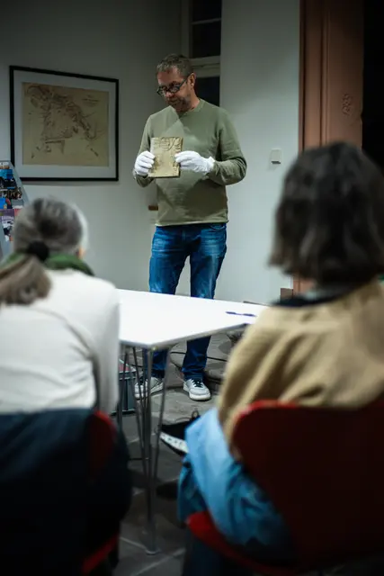 Workshop mit Tycho Klettner | Foto: Stadtarchiv Offenburg