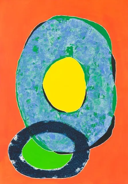 Ohne Titel, Acryl auf Papier, 100x70 cm | Foto: Didier Guth