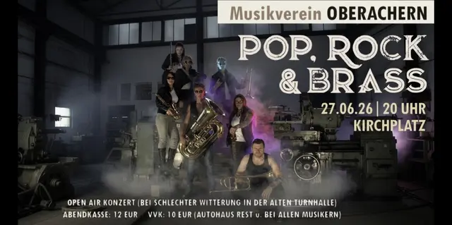 SOMMERKONZERT AM KIRCHPLATZ AM 27. JUNI 2026 | Foto: Musikverein Oberachern