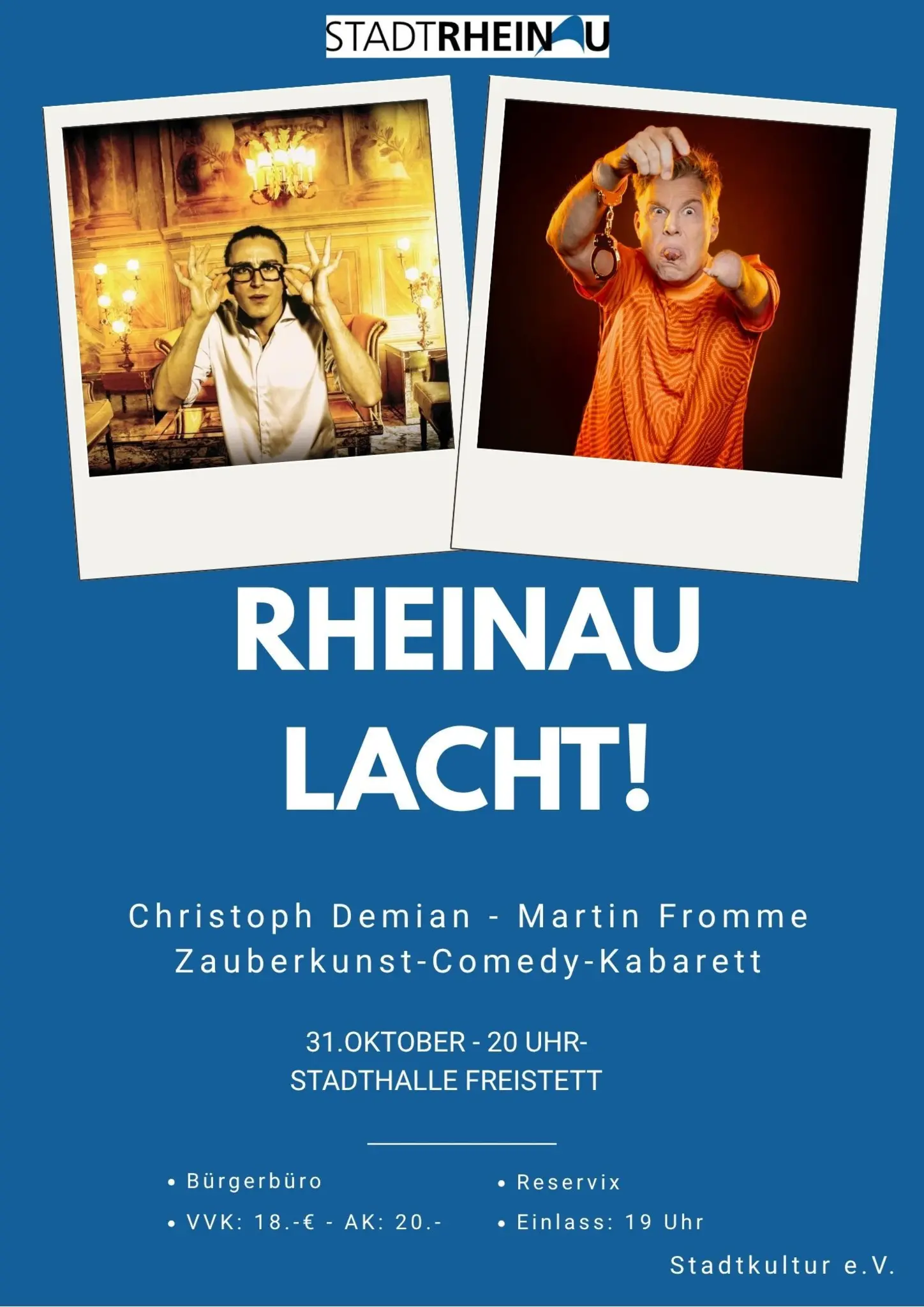 Magie, Comedy und Kabarett