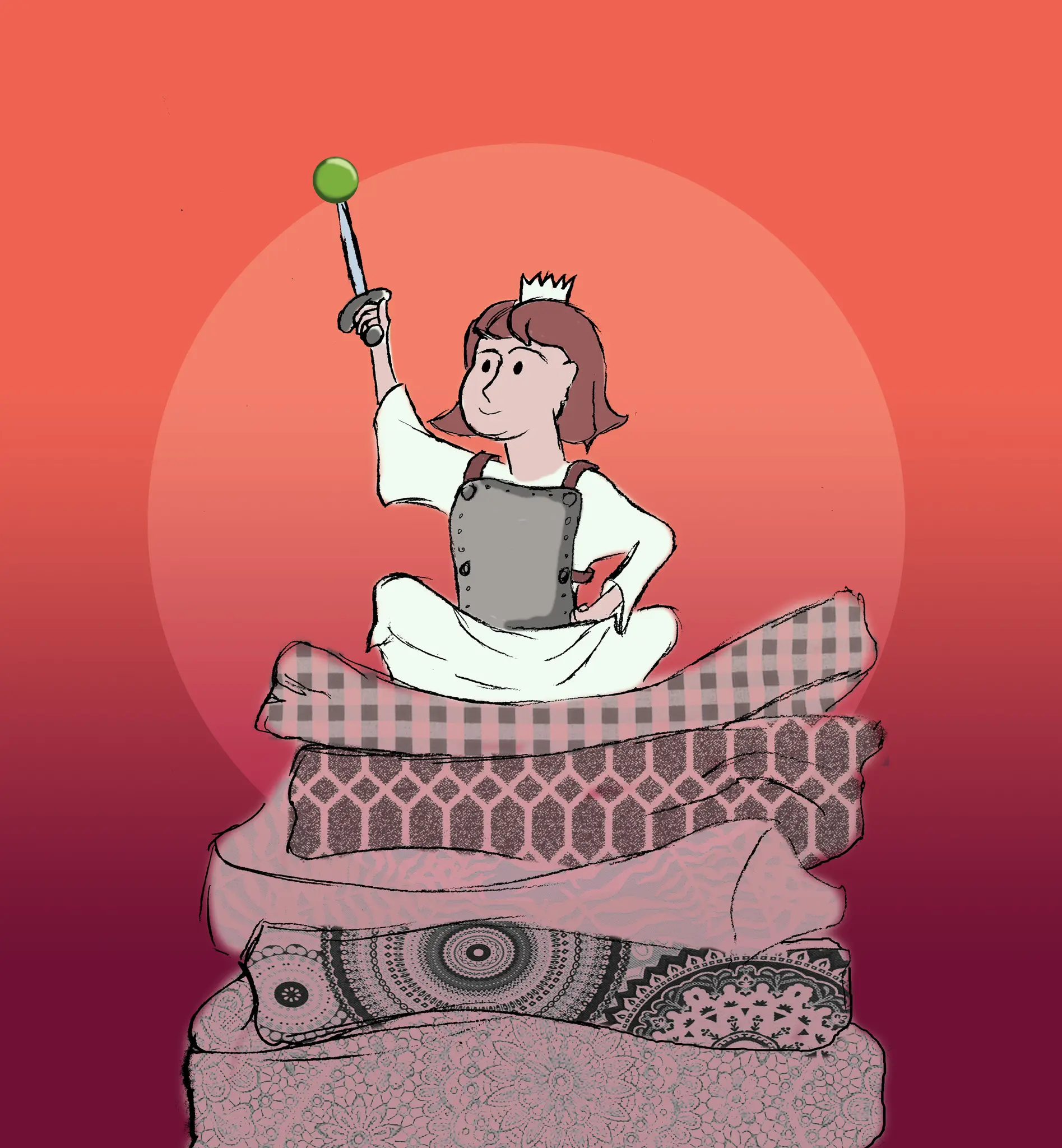 Lilly und die Erbse - von Carolin Jelden frei nach Hans Christian Andersen
