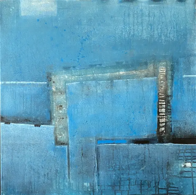 Garten  80x80cm  Acryl LW  2020 | Foto: Inge Panter