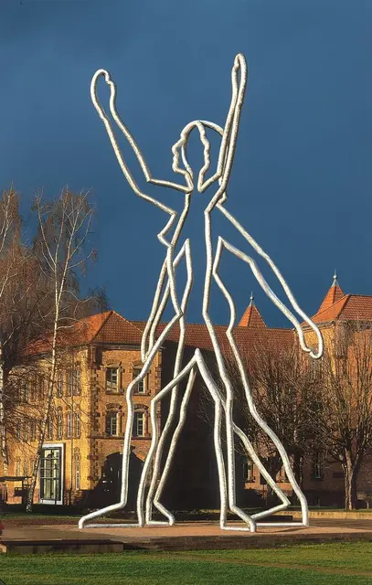 Skulptur MaleFemale / Jonathan Borofsky | Foto: Museum im Ritterhaus