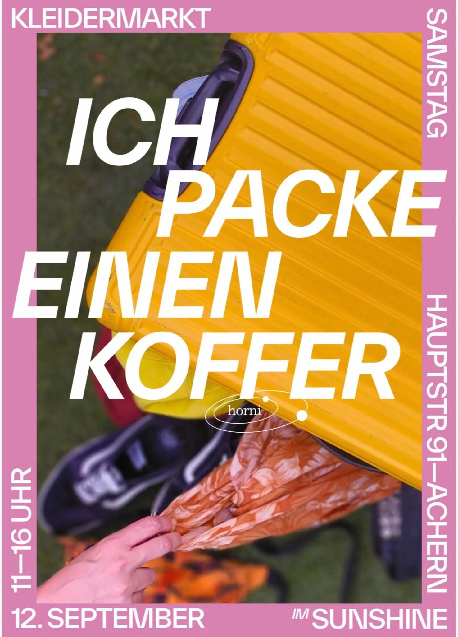 Ich packe meinen Koffer Kleidermarkt