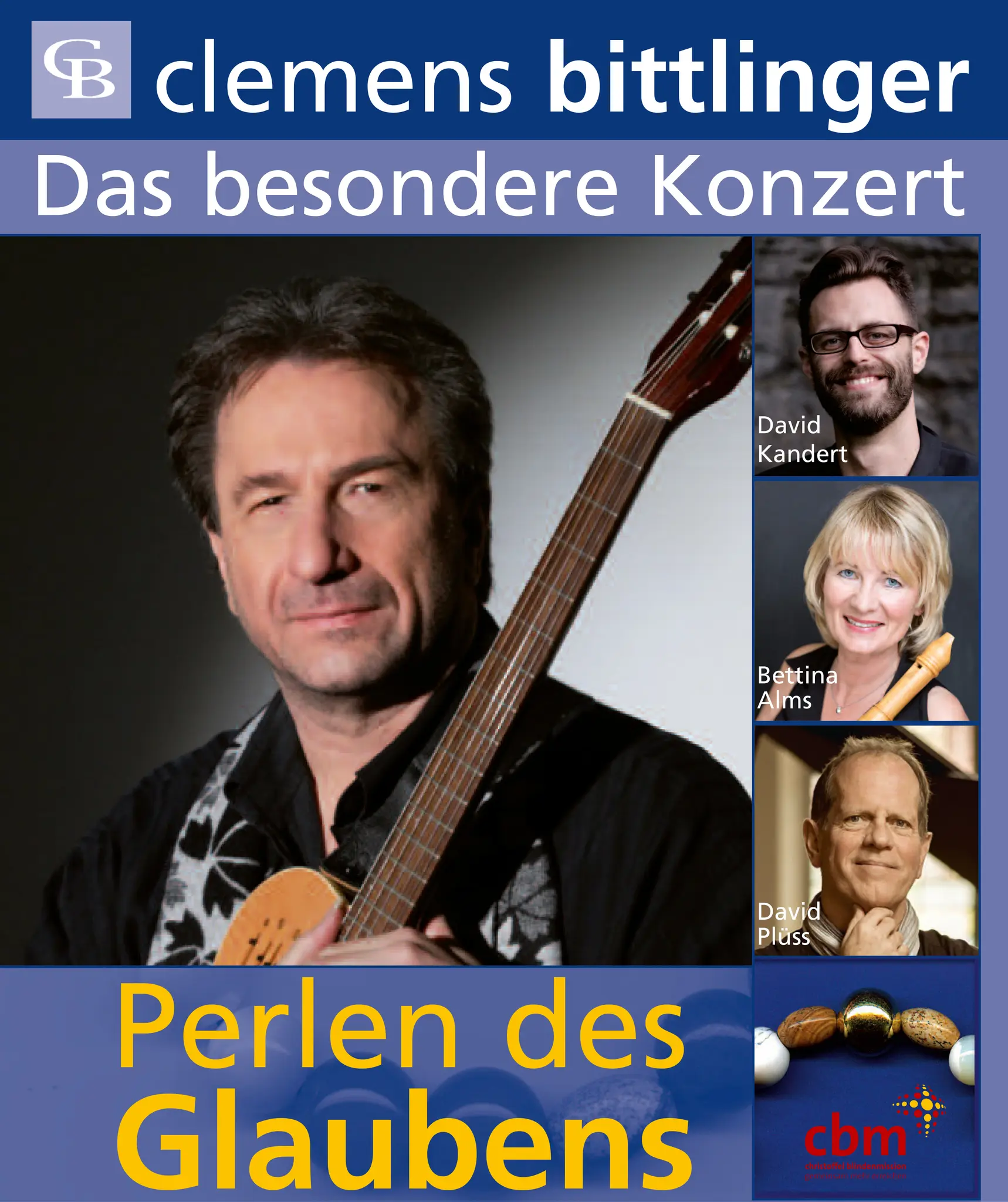 Bittlinger-Konzert "Perlen des Glaubens" am 20. November 2026 in Oberharmersbach