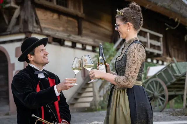 Gemeinsam mit dem Weinparadies Ortenau e.V. steht der Weintag am 16. August ganz im Zeichen der Ortenauer Weinkultur.  | Foto: Schwarzwälder Freilichtmuseum Vogtsbauernhof, Hans-Jörg Haas