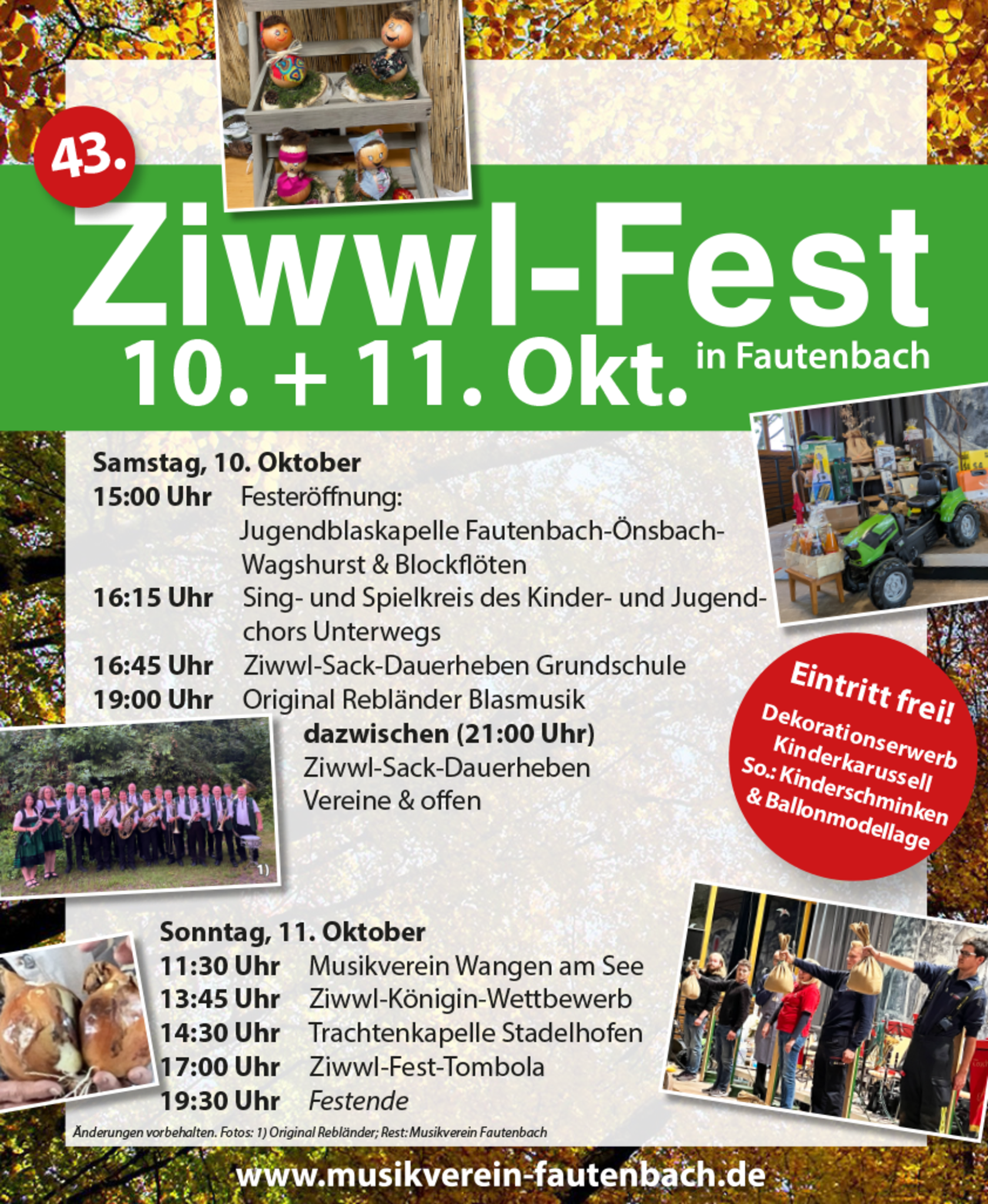 43. Ziwwl-Fest in Fautenbach