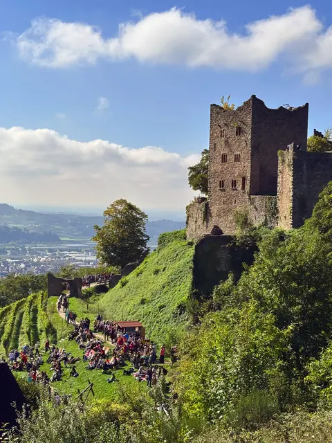 Weinwanderung Blick auf die Schauenburg | Foto: Anita Huber