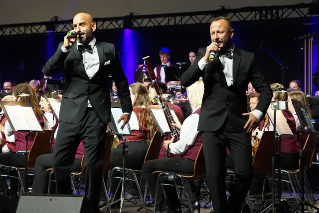 Claudio Esposito und P-Vers beimJubiläumskonzet im Juli. | Foto: Michael Neef
