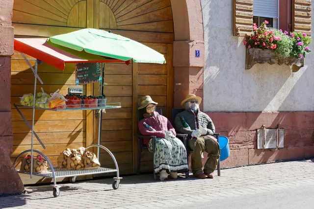 eine originelle Einladung an den Verkaufsstand in Königschaffhausen am Kaiserstuhl